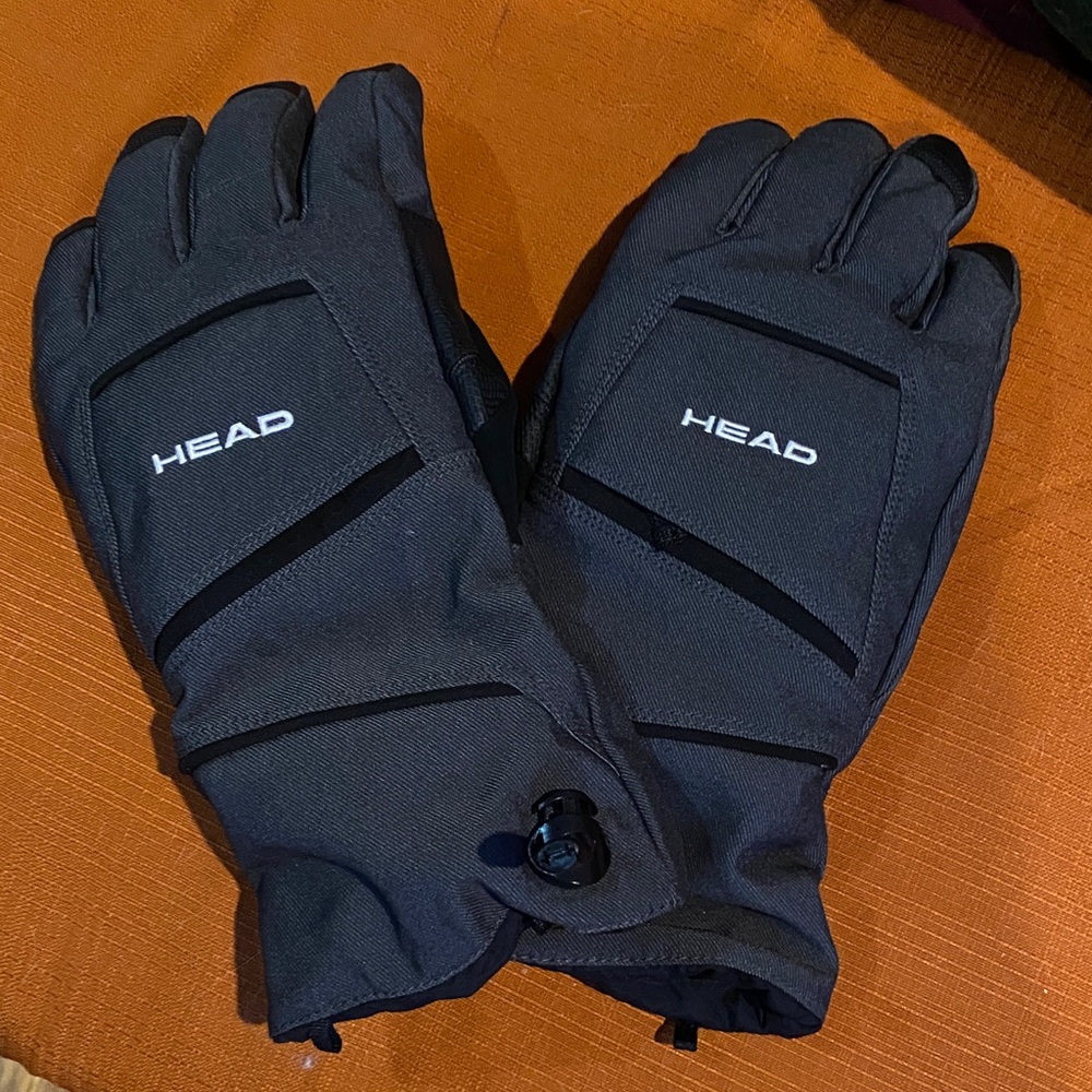 HEAD Charcoal Insulated Winter Gloves Touchscreen Compatible Unisex L